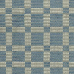 Nina Campbell CHAUTARD NCF4474-08 Muted slate blue and cream with textured denim-like appearance