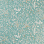 Nina Campbell LA DEVINIÈRE NCF4480-01 Soft aqua turquoise with cream and subtle gold accents