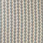 Nina Campbell MÉRIDOR NCF4481-02 Navy blue and chocolate brown on cream background