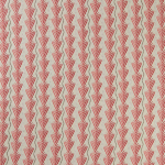 Nina Campbell MÉRIDOR NCF4481-04 Coral red and salmon pink on cream background