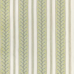 Nina Campbell MANNINGTREE NCF4502-05 Pale lime green and cream with grey botanical details
