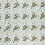 Nina Campbell FELBRIGG NCF4503-02 Soft duck egg blue with olive brown and turquoise details