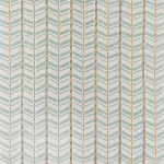 Nina Campbell WOODBRIDGE STRIPE NCF4504-02 Soft sage green and cream with beige accent details