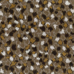 Nina Campbell ORFORD NCF4510-03 Golden ochre, chocolate brown and white with taupe base