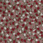 Nina Campbell ORFORD NCF4510-06 Deep crimson, rose pink and white with taupe base