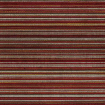 Nina Campbell FRAMLINGHAM NCF4511-04 Deep crimson red, beige and golden brown striped pattern