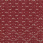 Nina Campbell MERLESHAM NCF4513-07 Rich cranberry red with beige accent threads throughout