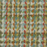 Nina Campbell HADLOW NCF4521-03 Vibrant mix of blue, red, orange, green and cream