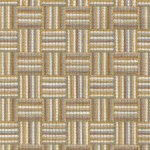 Nina Campbell ATTWOOD NCF4522-03 Warm golden beige, cream and taupe with ivory stripes