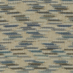 Nina Campbell MARDEN NCF4524-01 Beige background with slate blue and soft teal accents