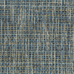 Nina Campbell WEALD NCF4525-01 Slate blue, navy and beige with subtle metallic silver threads