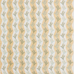 Nina Campbell SIDNEY STRIPE NCF4532-03 Warm peach, olive green and white