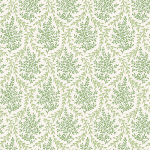 Nina Campbell BEDGEBURY NCF4534-01 Soft sage green and light olive on cream background