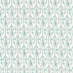 Nina Campbell DORA NCF4554-01 Soft aqua blue and light beige on white background