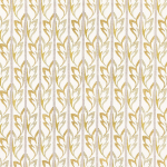 Nina Campbell DORA NCF4554-02 Warm gold and light beige on cream background