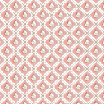 Nina Campbell ELSIE NCF4555-03 Soft coral pink with white and pale green highlights