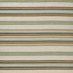 Nina Campbell FARNAZ STRIPE NCF4564-02 Natural beige background with forest green and golden brown stripes