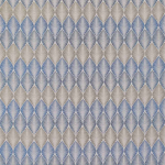 Osborne & Little Leaf Fall Fabric F6562-01 Navy/Sapphire/Linen