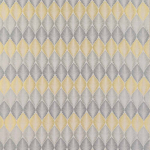 Osborne & Little Leaf Fall Fabric F6562-03 Primrose/Silver/Quartz/Slate