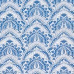 Matthew Williamson Azari Fabric F6941-04 Blue/White