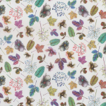 Osborne & Little Woodland Fabric F7012-01 Purple/Green