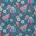Matthew Williamson Duchess Garden Fabric F7124-01 Ink/Magenta
