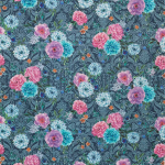 Matthew Williamson Duchess Garden Fabric F7124-01 Ink/Magenta