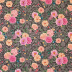 Matthew Williamson Duchess Garden Fabric F7124-02 Charcoal