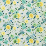 Matthew Williamson Duchess Garden Fabric F7124-04 Aqua/Turquoise