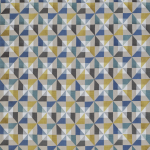 Osborne & Little Bussana F7172-02 Peacock / Lemon / Forget me not
