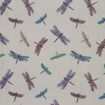 Matthew Williamson Dragonera Fabrics F7246-02 Linen grey