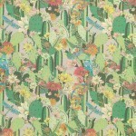 Matthew Williamson Cactus Garden Fabrics F7247-03 Kiwi/Grass/Cerise