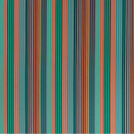 Osborne & Little Supreme Stripe Fabric F7321-02 Rust/Teal/Jade
