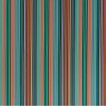 Osborne & Little Supreme Stripe Fabric F7321-02 Rust/Teal/Jade