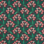 Osborne & Little Rushworth F7407-01 Aubergine/Coral