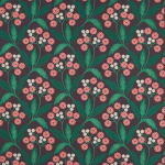 Osborne & Little Rushworth F7407-01 Aubergine/Coral