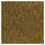 Osborne & Little Norland F7873-03 Chunky herringbone weave in gold, featuring space-dyed yarns.