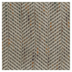 Osborne & Little Norland F7873-04 Chunky herringbone weave in linen, featuring space-dyed yarns.