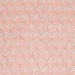 Nina Campbell Bonnelles Fabrics  NCF4335-01  Coral and white on a coral background 