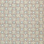 Nina Campbell Garance Fabric NCF4336-01 silver and white on a blush pink background