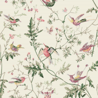 Cole and Son Hummingbirds Cotton Fabrics