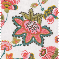 Mind The Gap MIDSUMMER FLORAL Embroidered Fabric