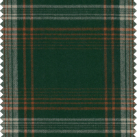 Mind The Gap MONTEREY PLAID Green Woven Fabric